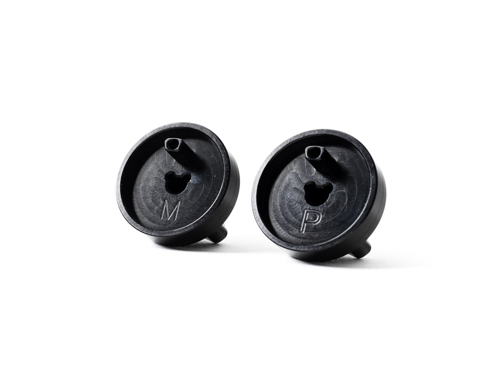 Chevy | GMC NBS 2003-2006 Billet Dual Zone Climate Control Knobs, For Manual Slider Control