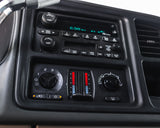 Chevy | GMC NBS 2003-2006 Billet Dual Zone Climate Control Knobs, For Manual Slider Control